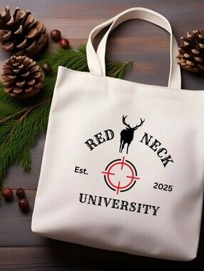 Country Redneck (FREE Personalization )Tote - White